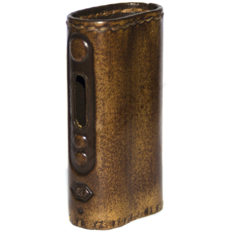 Фото и внешний вид — Чехол из кожи для VaporFlask Lite коричневый