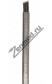 Triple Fused Clapton Wire 3*0.3мм SS316L + 0.1мм Ni80, 1м