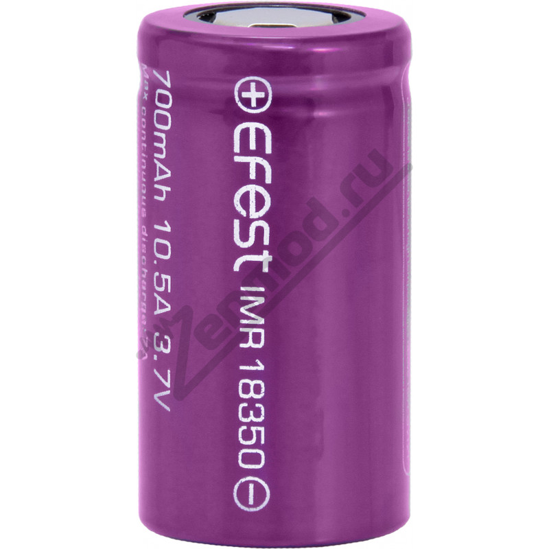 Фото и внешний вид — Efest 18350 700mAh 7A