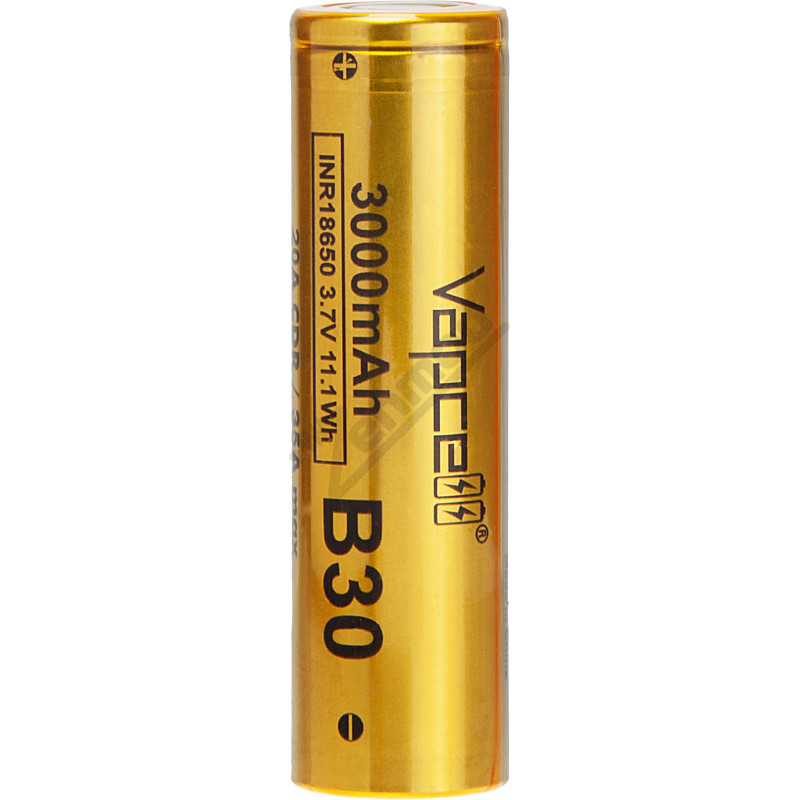 Фото и внешний вид — Vapcell 18650 B30 3000mAh 20A