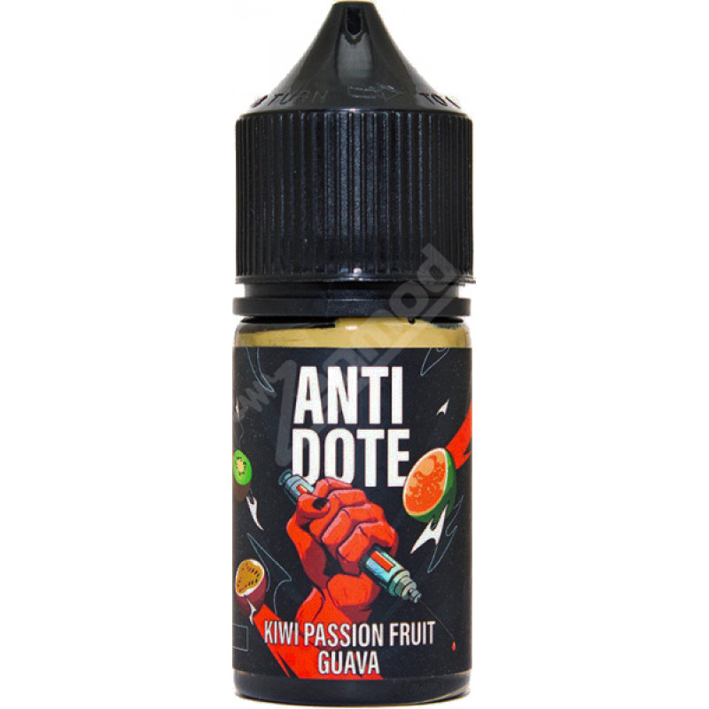 Фото и внешний вид — Antidote SALT - Kiwi Passion Guava 30мл