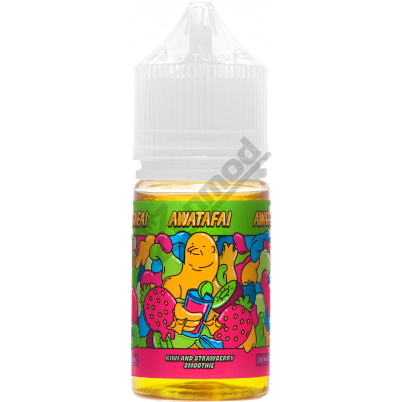 Фото и внешний вид — AWATAFA SALT - Kiwi and Strawberry Smoothie 30мл
