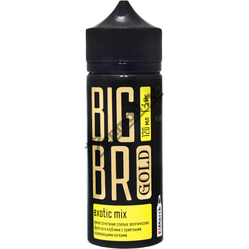 Фото и внешний вид — Big Bro GOLD - Exotic Mix 120мл