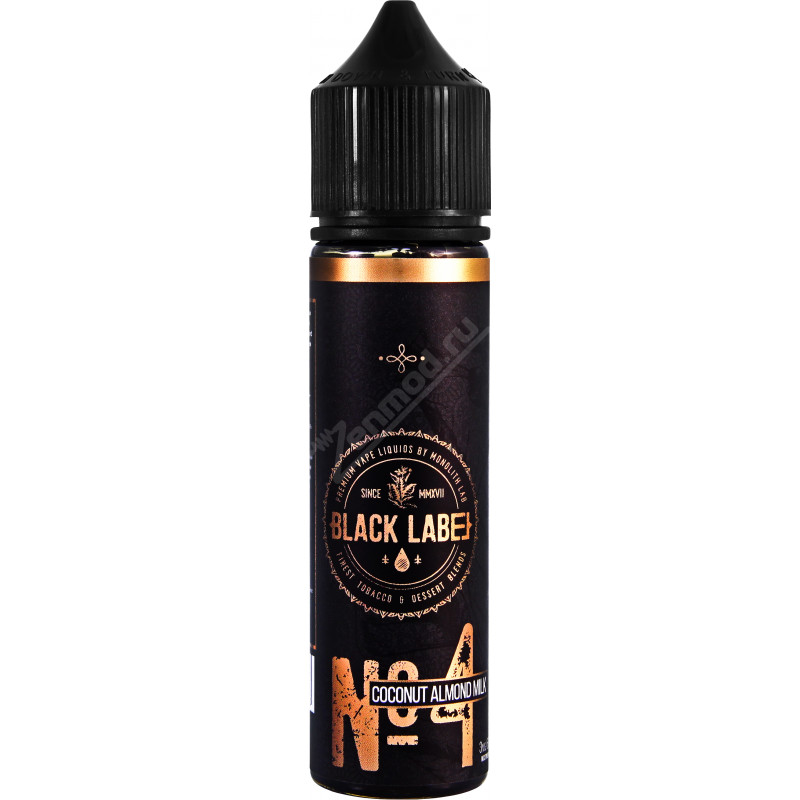 Фото и внешний вид — BLACK LABEL - №4 Coconut Almond Milk 60мл