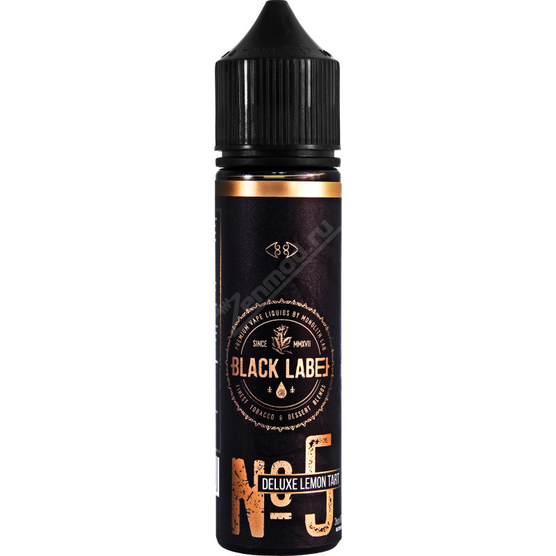 Фото и внешний вид — BLACK LABEL - №5 Deluxe Lemon Tart 60мл
