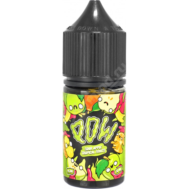 Фото и внешний вид — CC POW SALT - Sour Apple, Tropical Fruits 30мл