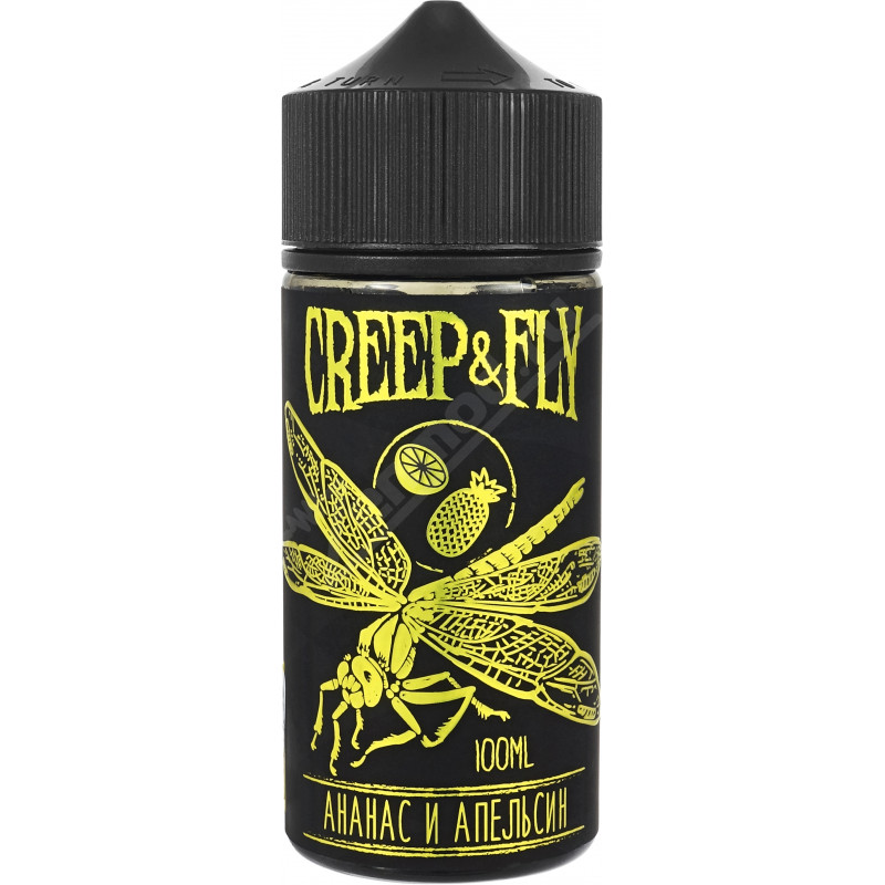 Фото и внешний вид — Creep & Fly V2 - Ананас и апельсин 100мл