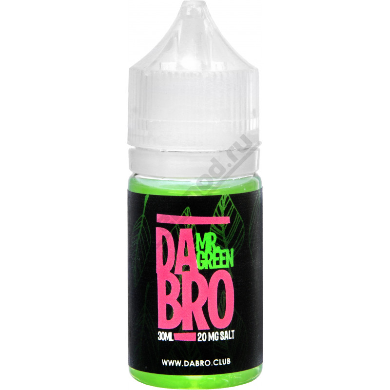 Фото и внешний вид — DA:BRO SALT - Mr. Green 30мл