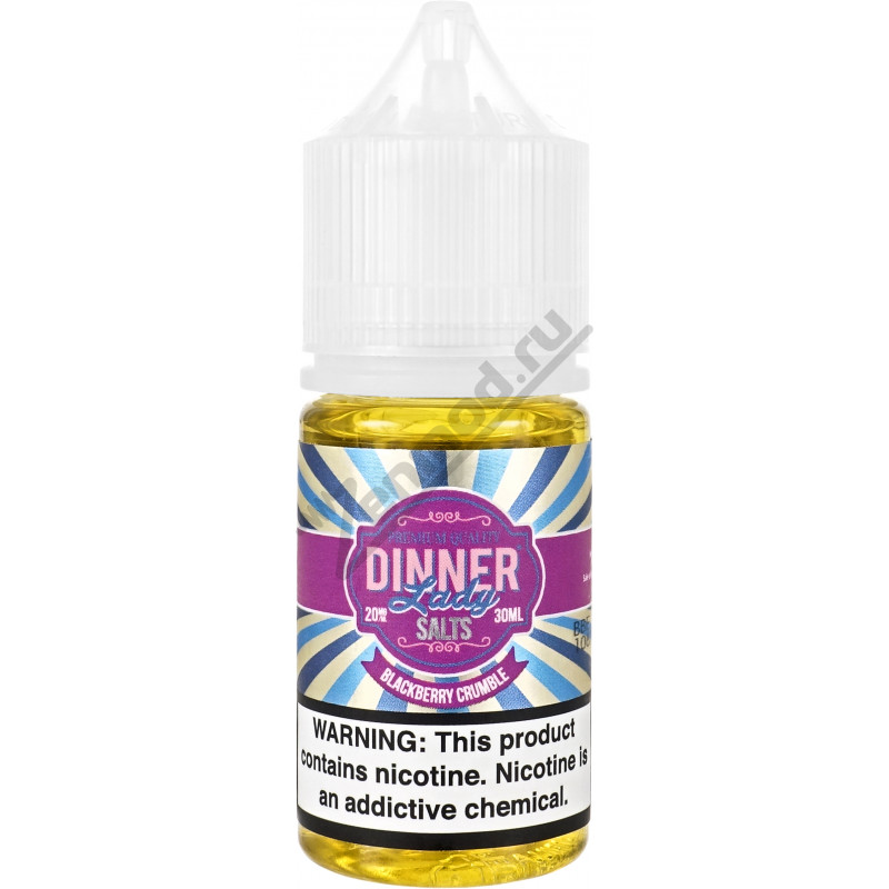 Фото и внешний вид — Dinner Lady Desserts SALT - Blackberry Crumble 30мл