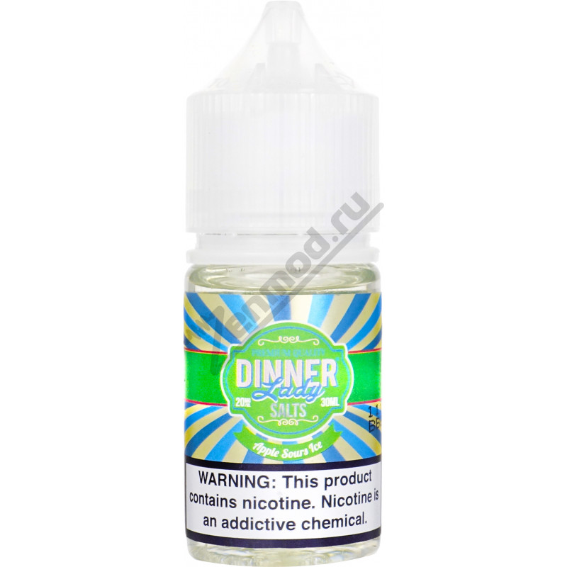 Фото и внешний вид — Dinner Lady Sweets SALT - Apple Sours ICE 30мл