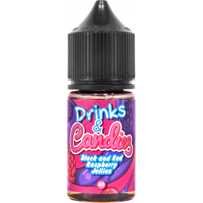 Фото и внешний вид — Drinks & Candies SALT - Black and Red Raspberry Jellies 30мл