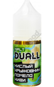 DUALL SALT - Кислый Крыжовник, Помело, Киви 30мл