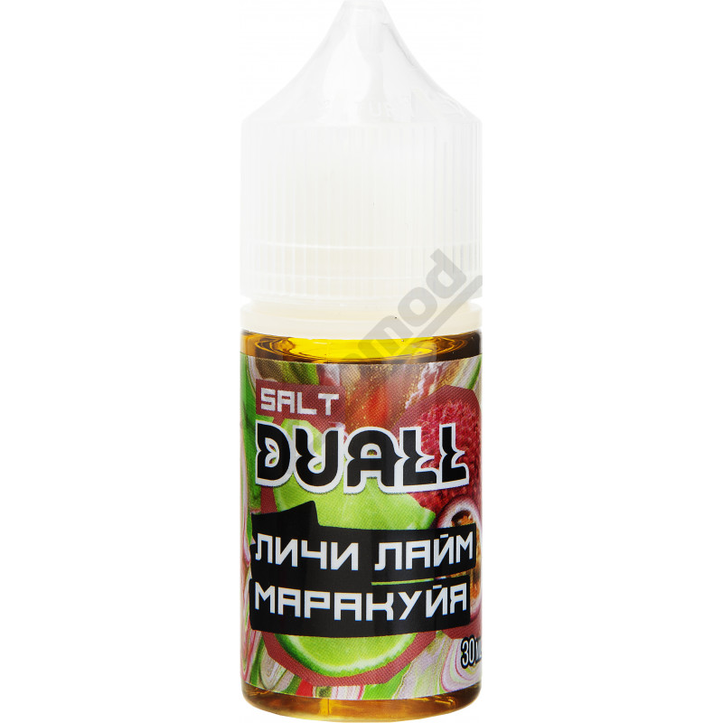 Фото и внешний вид — DUALL SALT - Личи, Лайм, Маракуйя 30мл