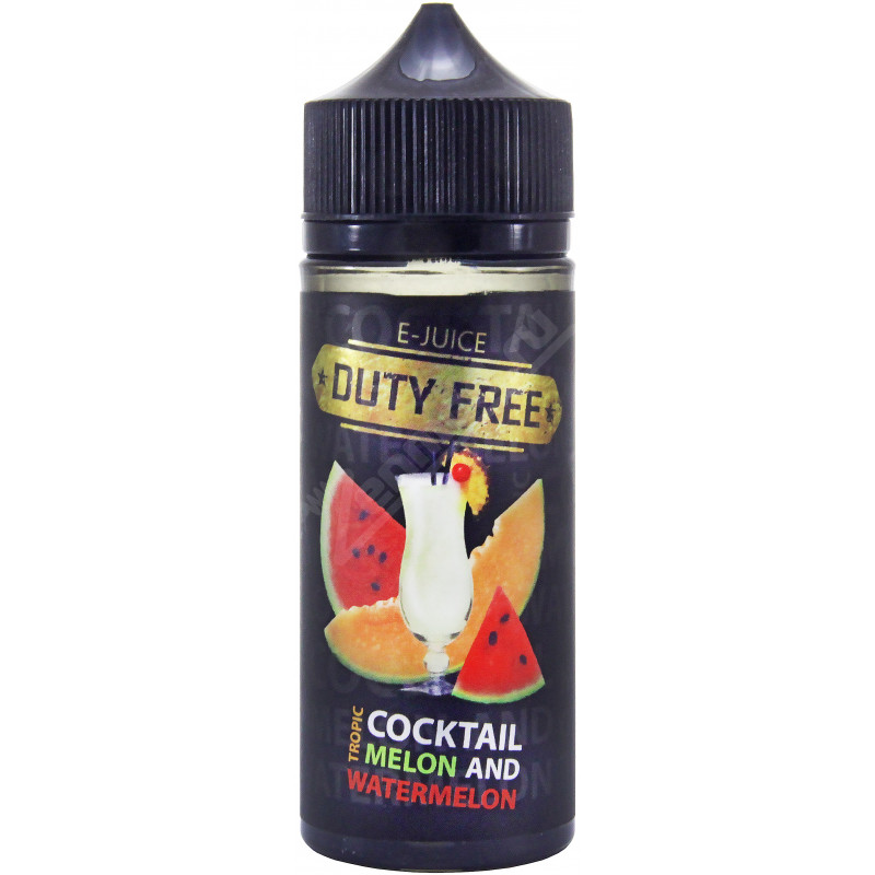 Фото и внешний вид — DUTY FREE BLACK - Tropic Cocktail Melon and Watermelon 120мл