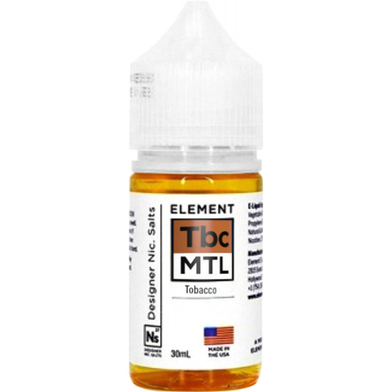 Фото и внешний вид — Element SALT - Tobacco 30мл