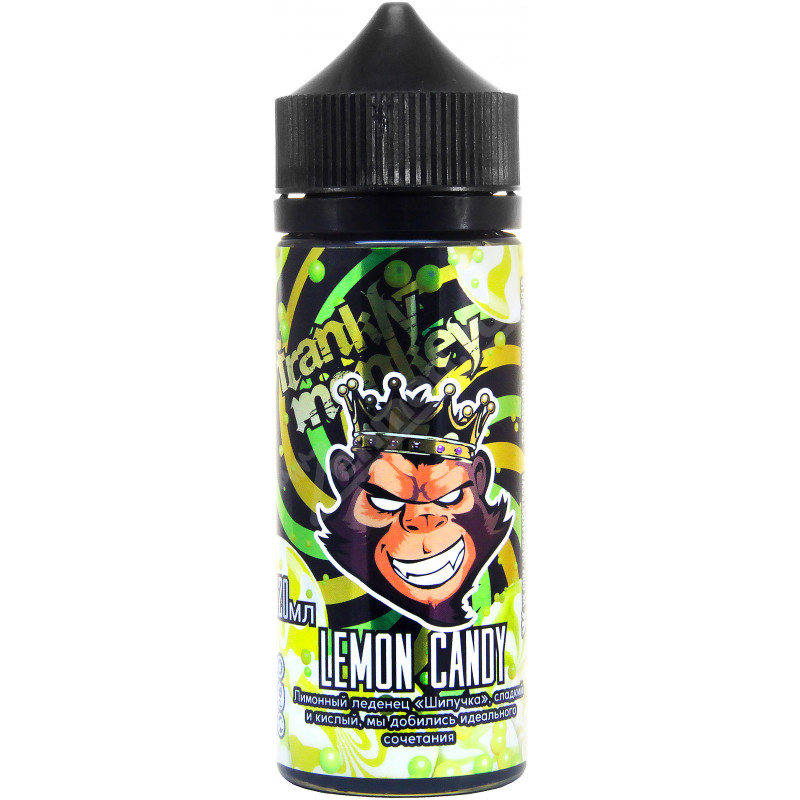Фото и внешний вид — Frankly Monkey Black - Lemon Candy 120мл