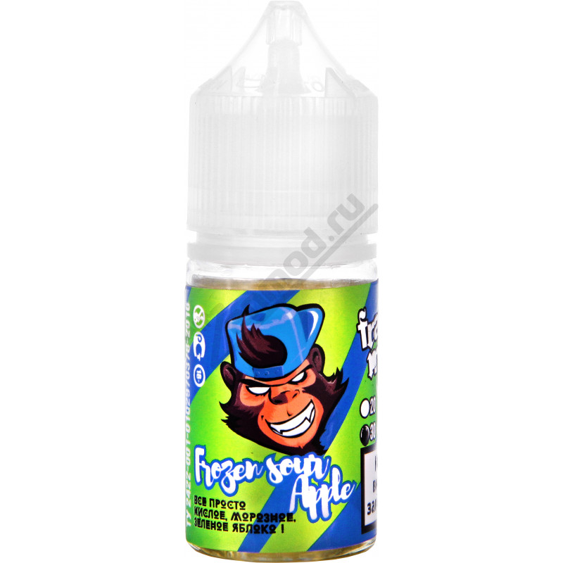 Фото и внешний вид — Frankly Monkey SALT - Frozen Sour Apple 30мл