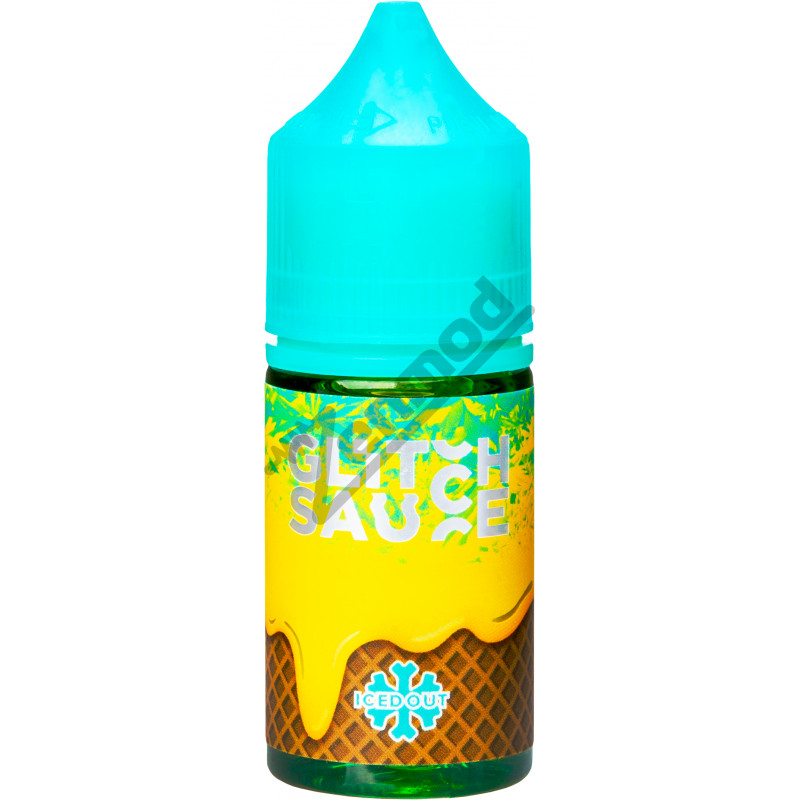 Фото и внешний вид — GLITCH SAUCE ICED OUT SALT - Banana 30мл