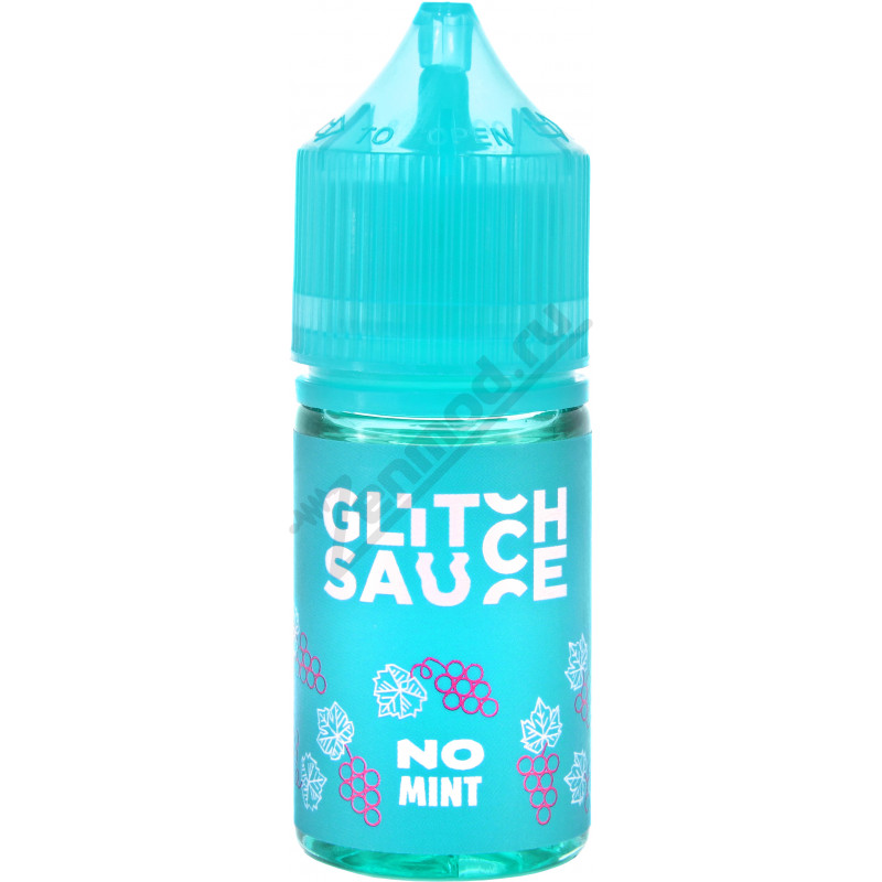 Фото и внешний вид — GLITCH SAUCE NO MINT SALT - Grape King 30мл