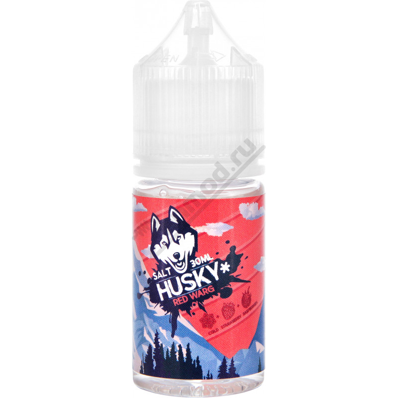 Фото и внешний вид — HUSKY SALT - Red Warg 30мл