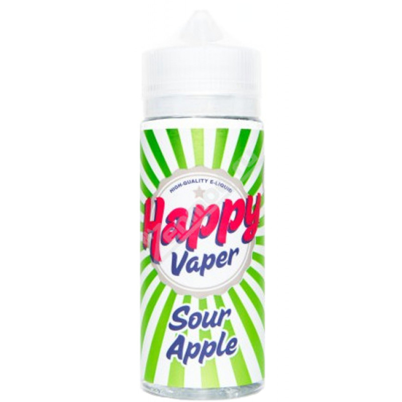 Фото и внешний вид — Happy Vaper - Sour Apple 120мл