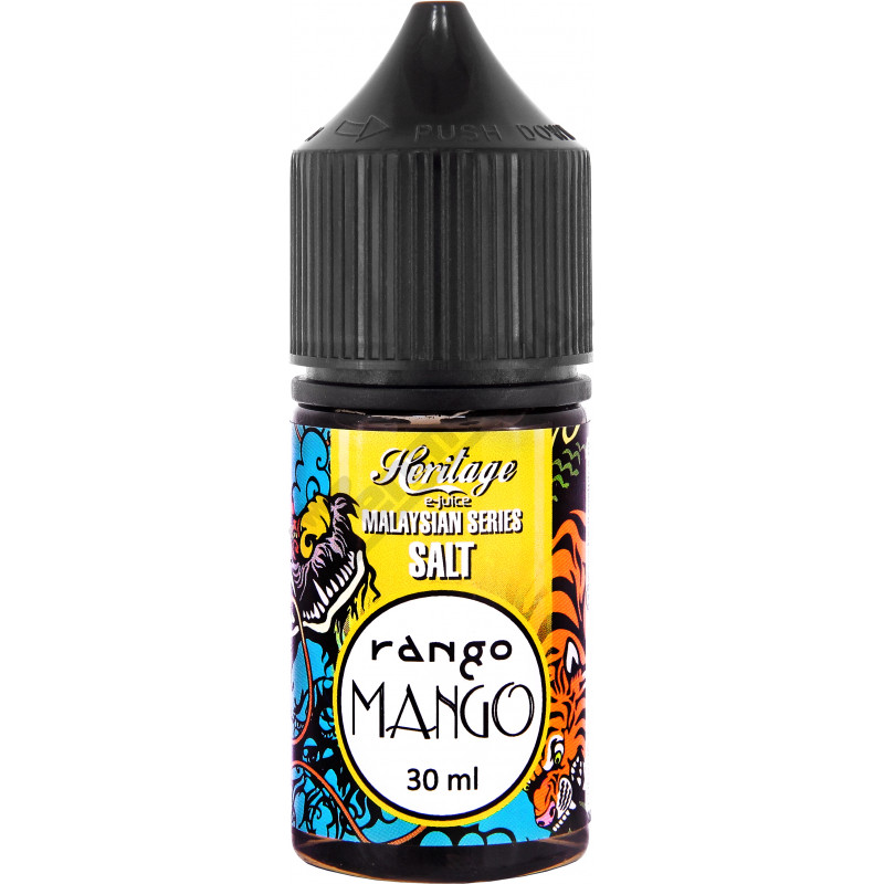 Фото и внешний вид — Heritage SALT - Rango Mango 30мл