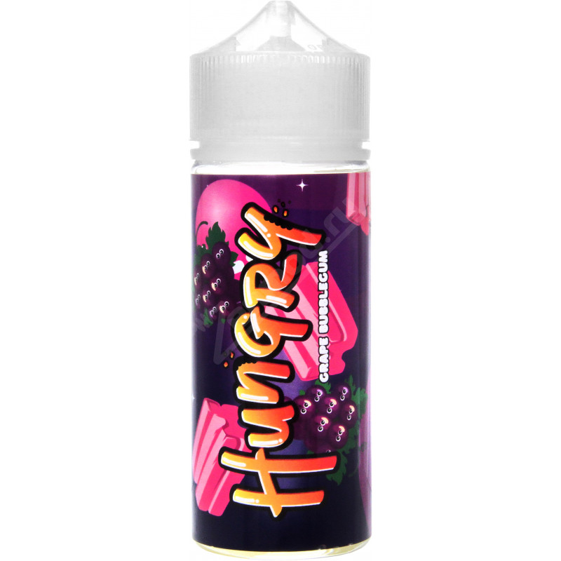 Фото и внешний вид — HUNGRY - Grape Bubblegum 120мл