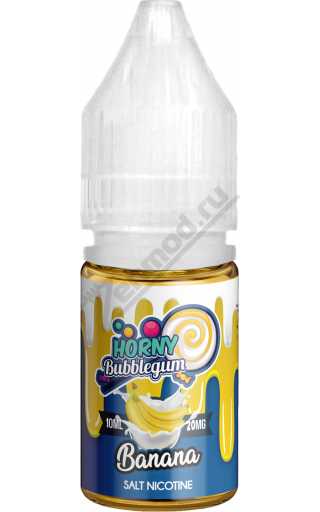 HORNY Bubblegum SALT - Banana 10мл