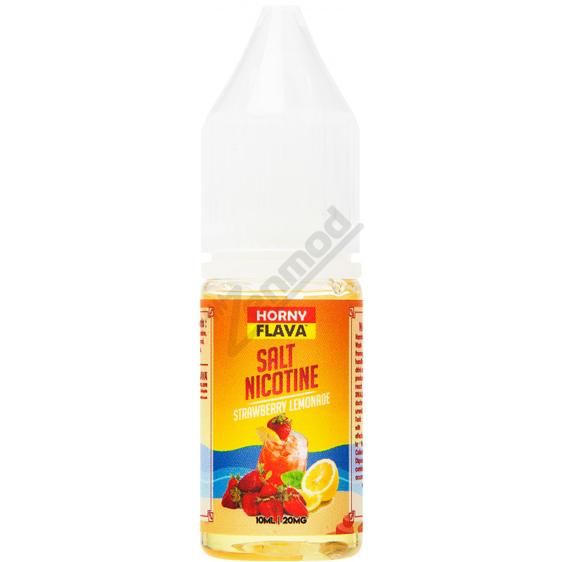 Фото и внешний вид — HORNY Lemonade SALT - Strawberry 10мл