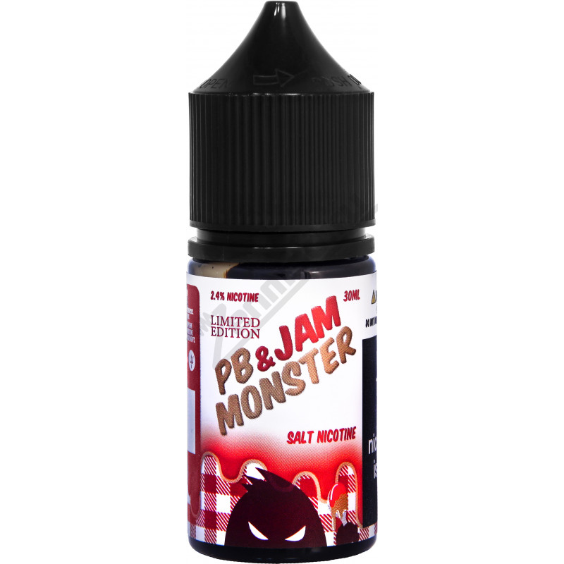 Фото и внешний вид — Jam Monster SALT (USA) - PB & Jam Strawberry 30мл