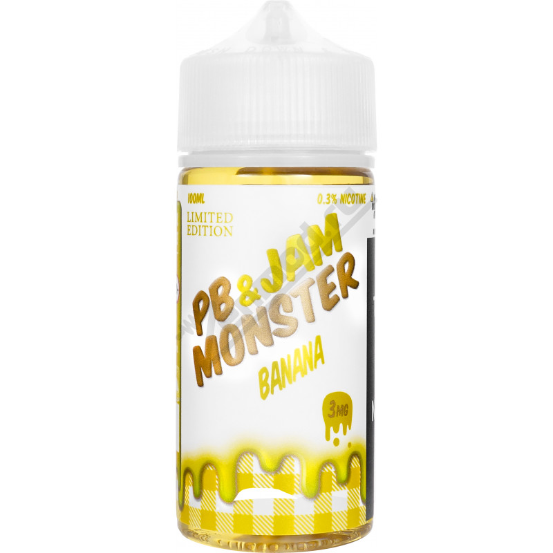 Фото и внешний вид — Jam Monster - PB & Banana 100мл