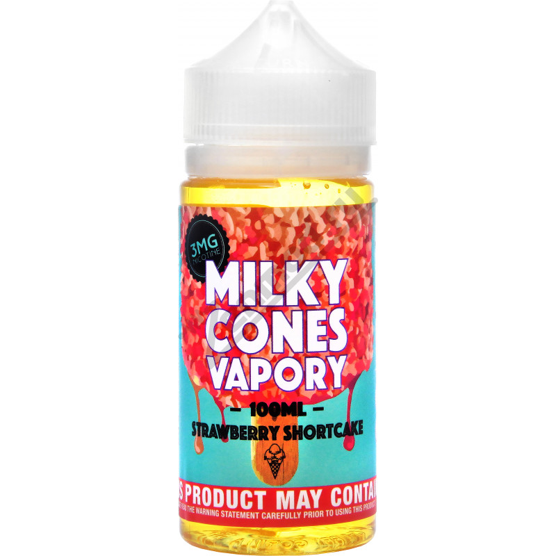 Фото и внешний вид — Milky Cones - Strawberry Shortcake 100мл