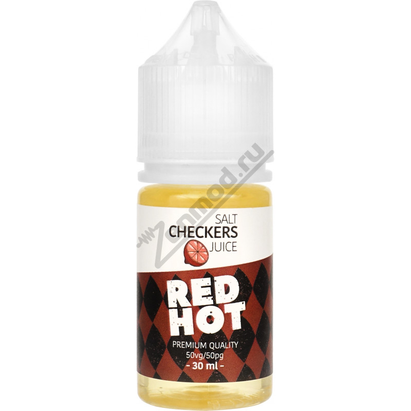 Фото и внешний вид — Checkers SALT - Red Hot 30мл