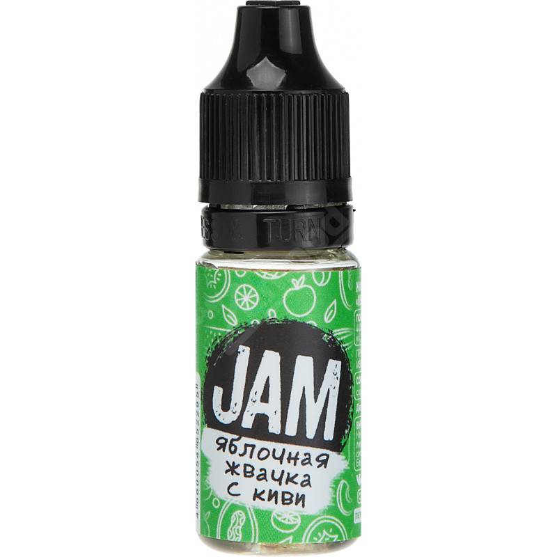 Фото и внешний вид — JAM SALT - Яблочная Жвачка с Киви 10мл