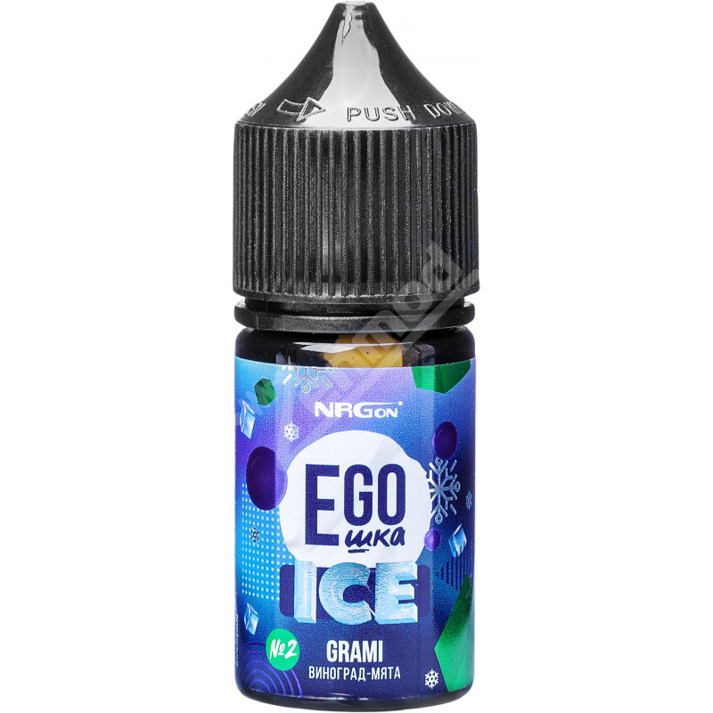 Фото и внешний вид — NRGon EGOшка ICE SALT - №02 Grami 30мл