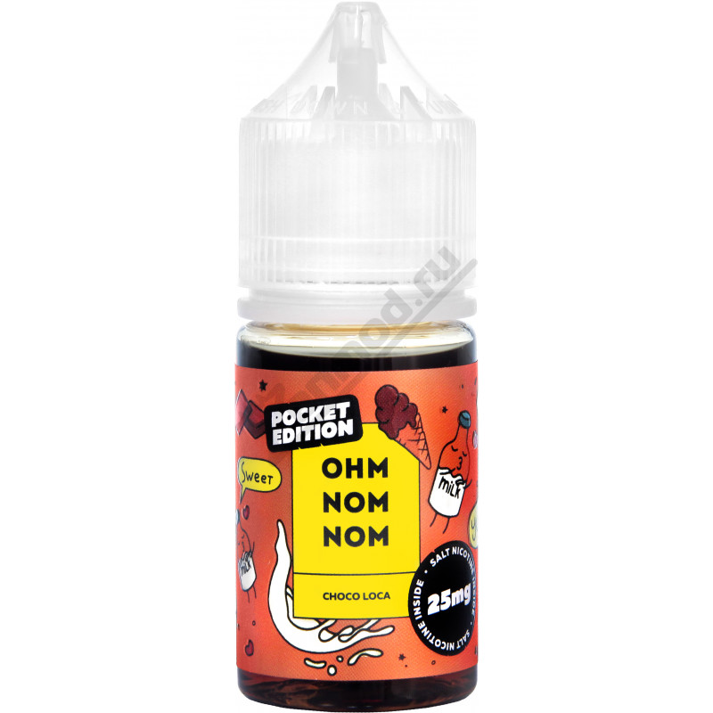 Фото и внешний вид — OHM NOM NOM SALT - CHOCO LOCA 30мл