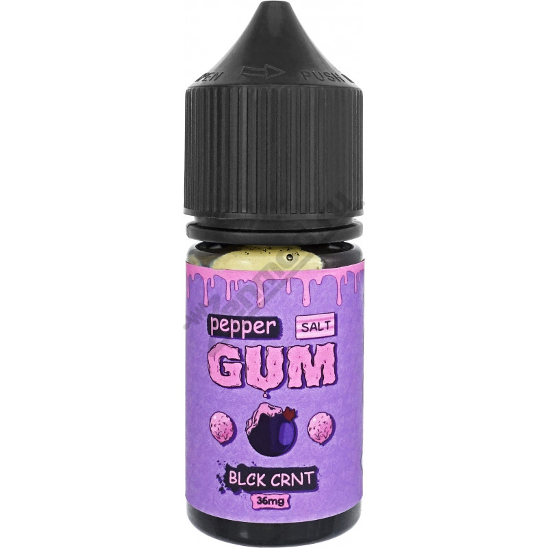 Фото и внешний вид — Pepper Gum SALT - Black Crnt 30мл
