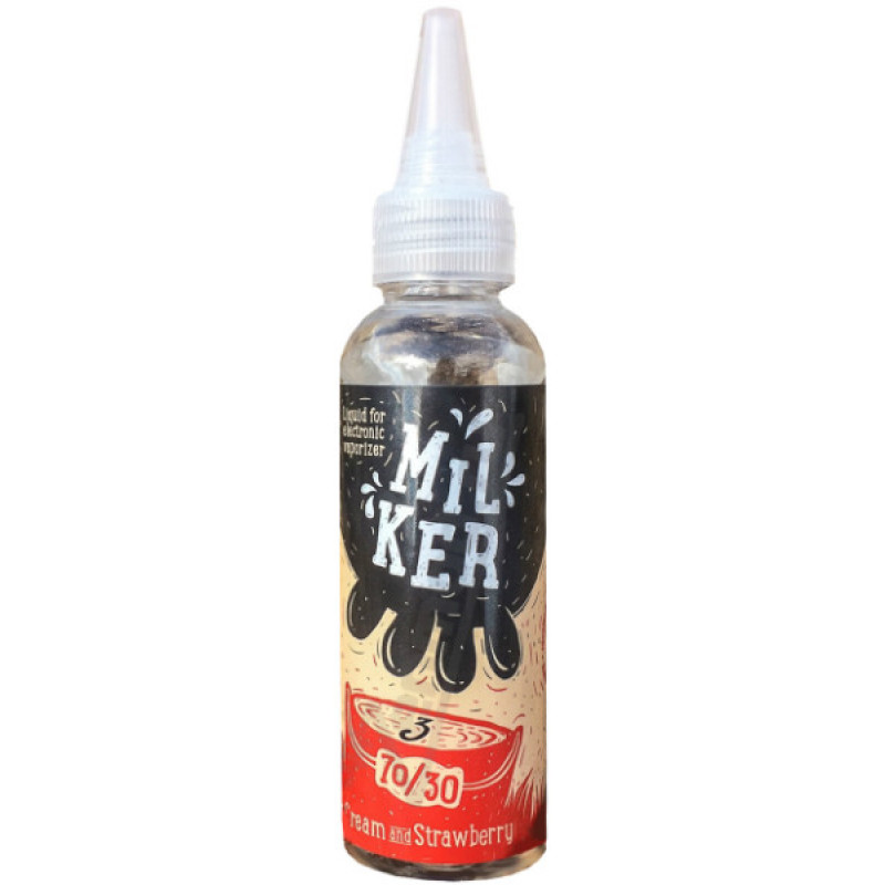 Фото и внешний вид — Milker - Cream and Strawberry 60мл