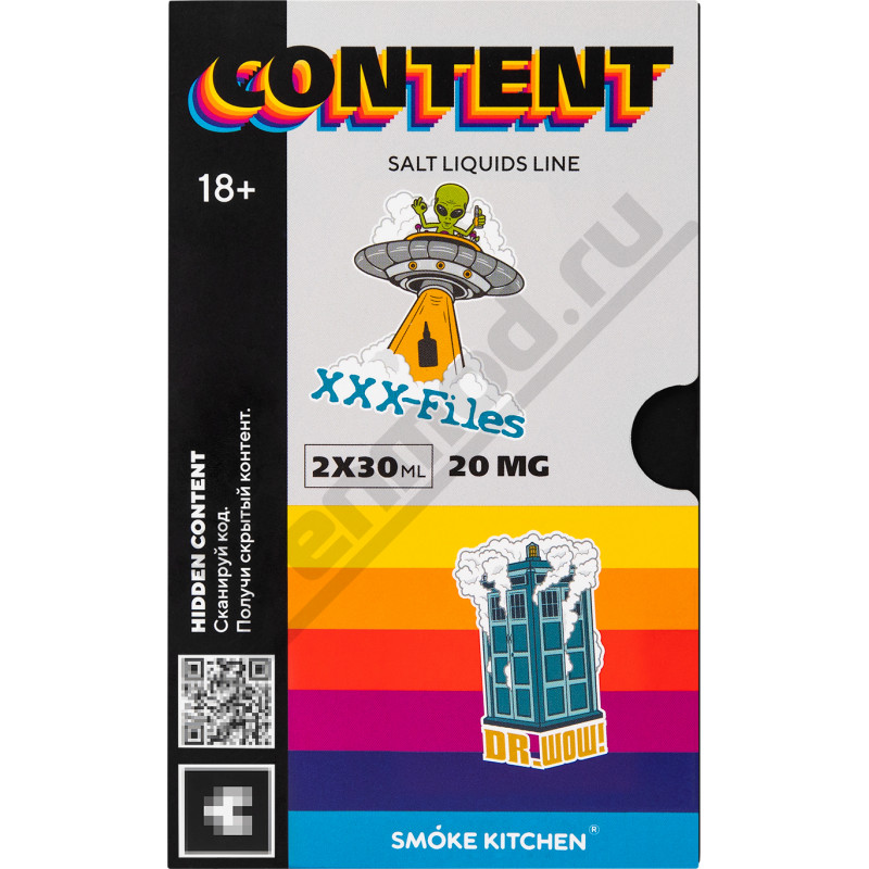 Фото и внешний вид — SK CONTENT SALT - Dr. Wow! + XXX Files 2x30мл
