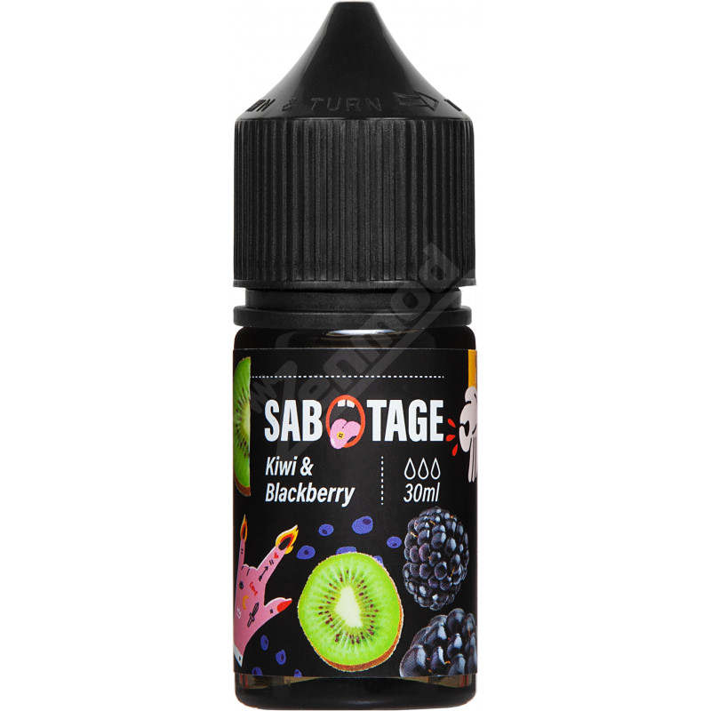 Фото и внешний вид — Sabotage - Kiwi Blackberry 30мл