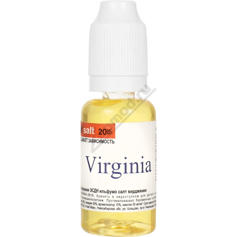 Фото и внешний вид — ilfumo SALT - Virginia 20мл