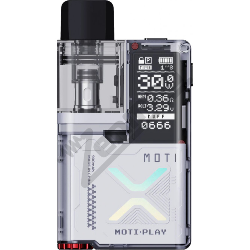 Фото и внешний вид — Moti Play Pod KIT Pearl White