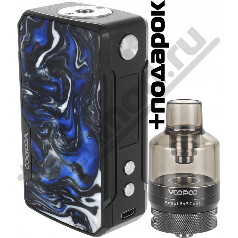 Фото и внешний вид — VooPoo DRAG Mini + PnP KIT Refresh Edition Black Phthalo