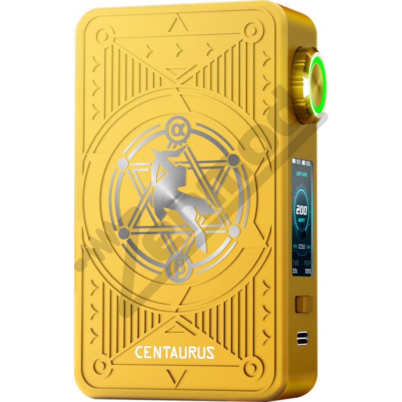 Фото и внешний вид — Lost Vape Centaurus M200 Mod Golden Knight