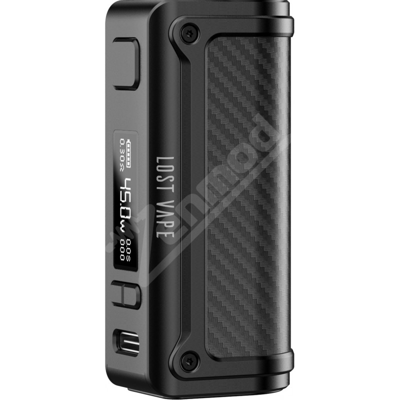 Фото и внешний вид — Lost Vape Thelema Mini 45W Mod Carbon Fiber