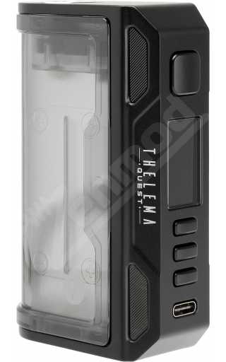 Lost Vape Thelema Quest 200W Mod Black Clear Lost Vape Thelema Quest 200W Mod Black Clear